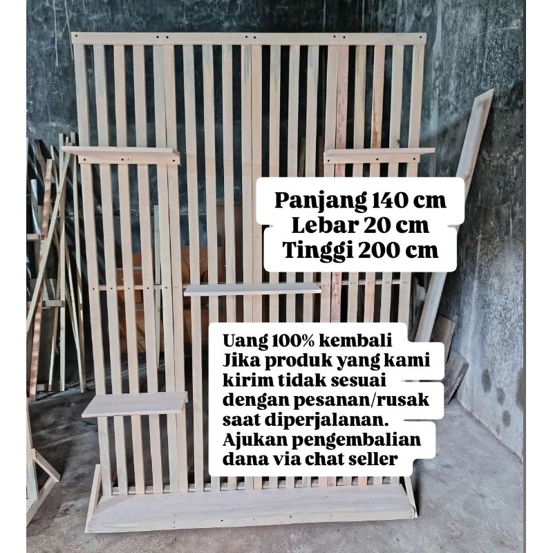 RAK PENYEKAT RUANGAN TAMU MINIMALIS