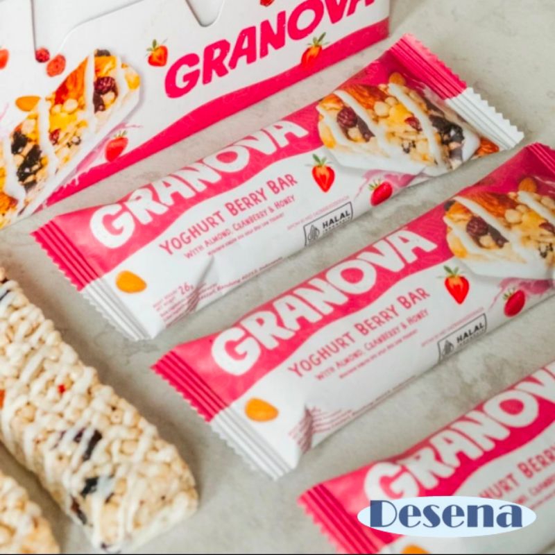 

Granova Granola Bar Yoghurt Berry Bar 26g Healthy Snack