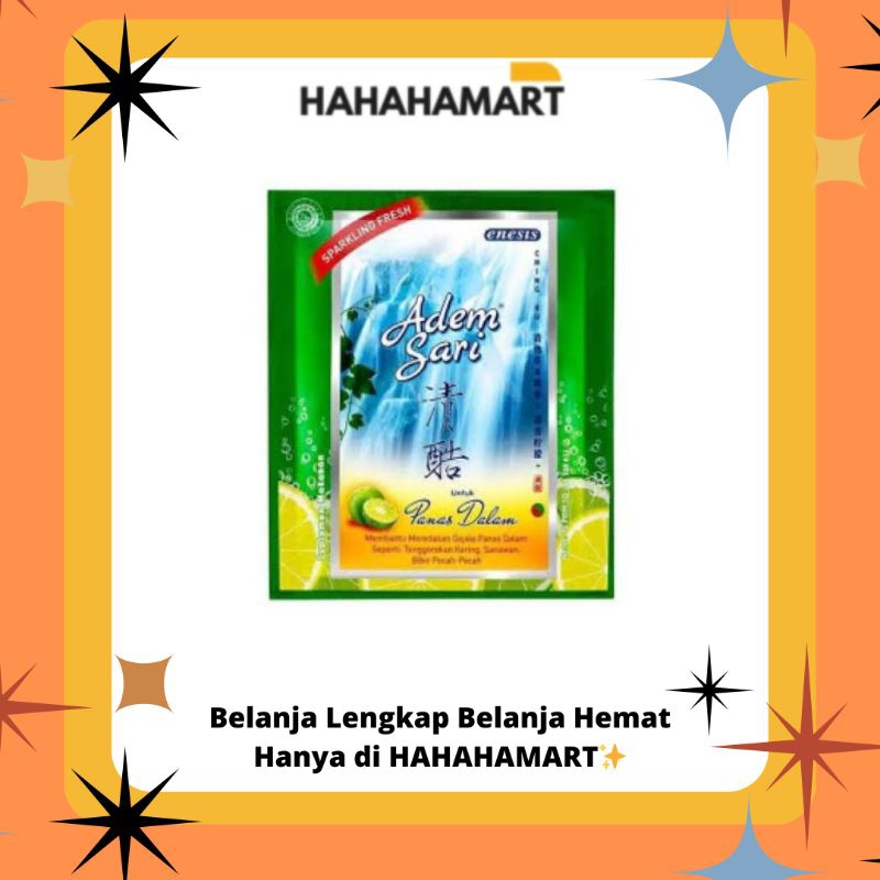 

ADEM SARI SACHET || HARGA PER PACK ISI (24 PCS)