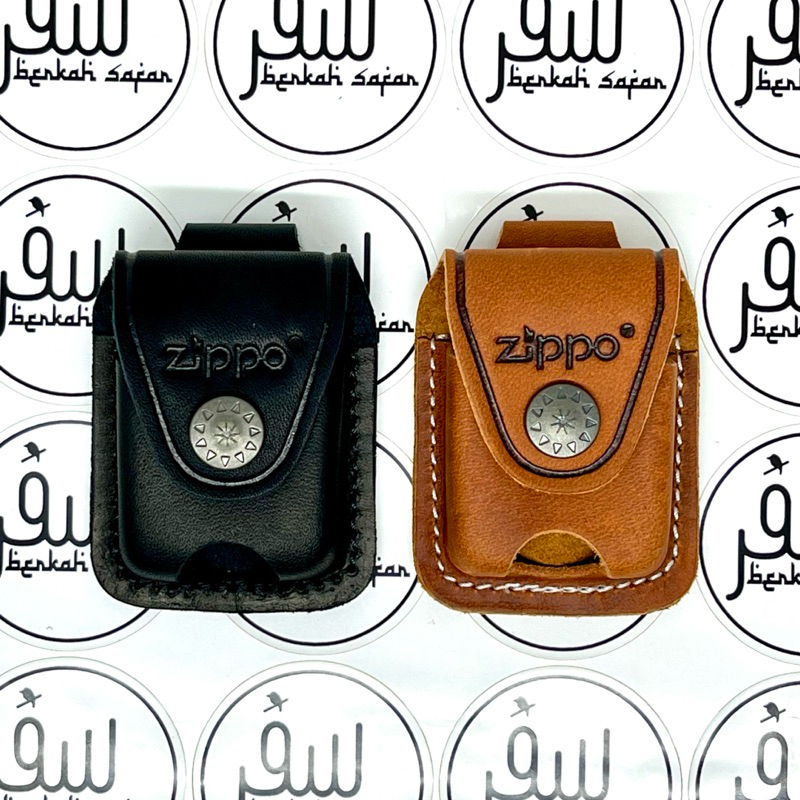Sarung Zippo Leather Pouch