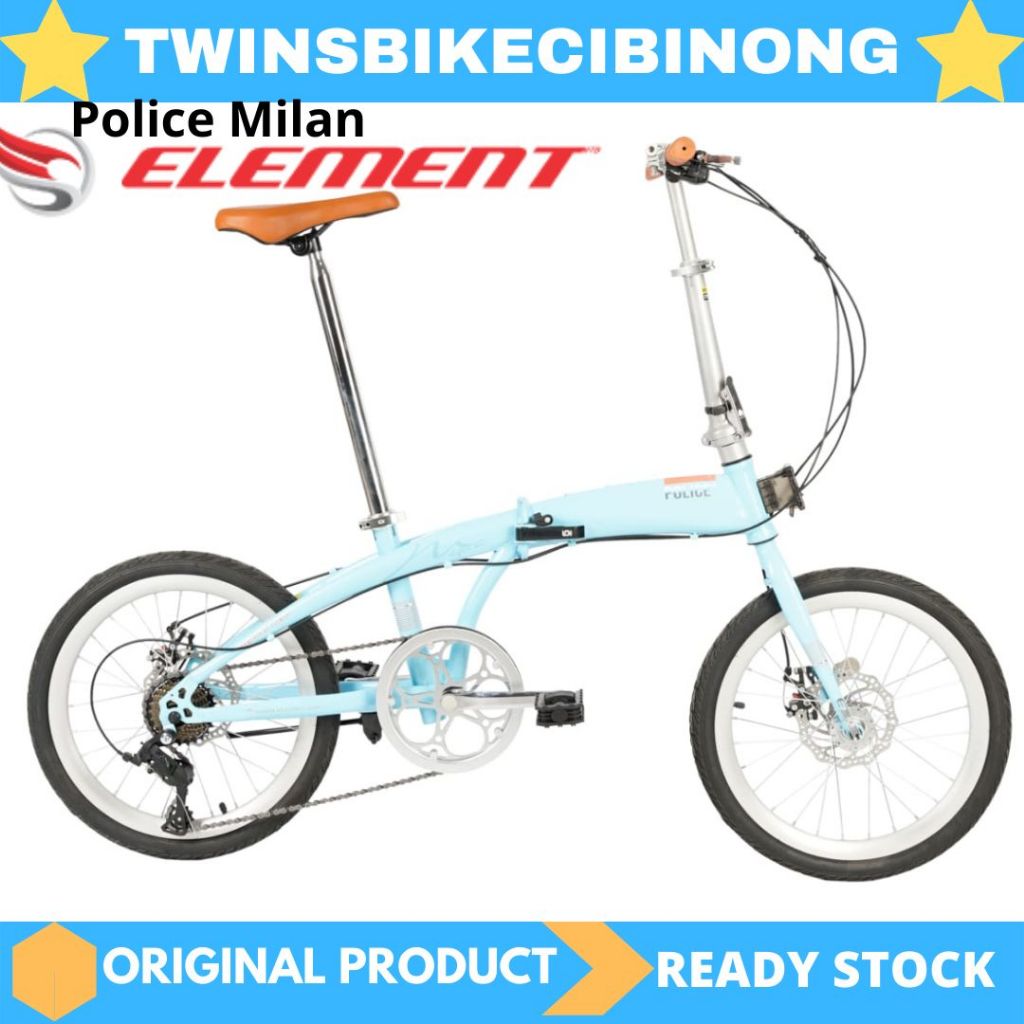 Sepeda Lipat 20 inc Police Milan PASTEL NEW 2025