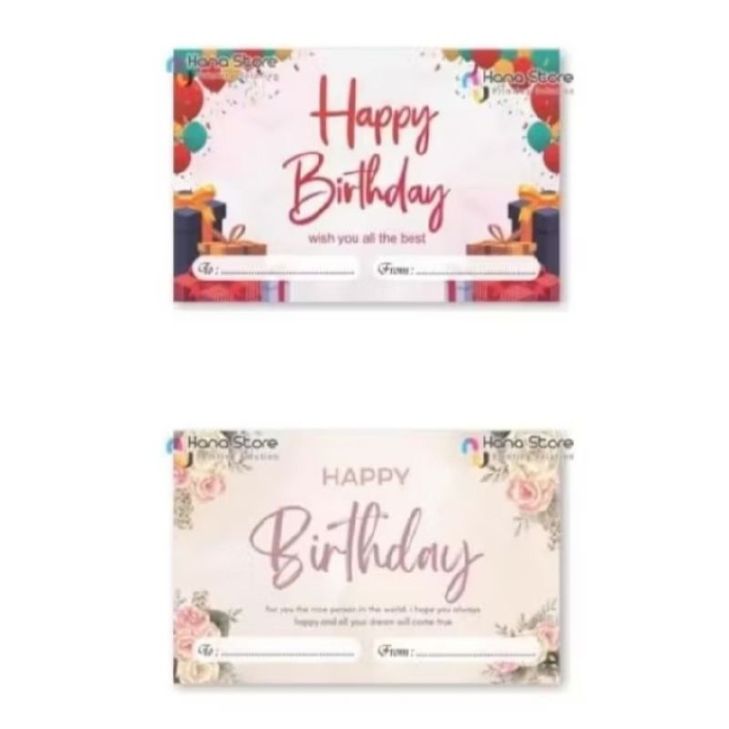 

KARTU UCAPAN HAPPY BIRTHDAY ULANG TAHUN GREETING CARD GIFT ULANG TAHUN
