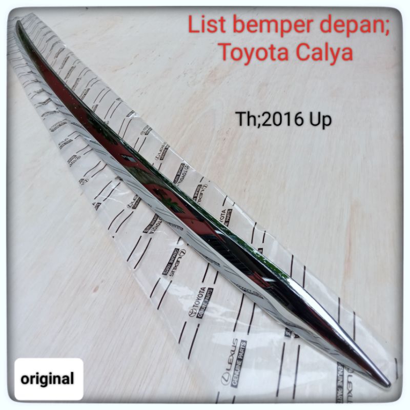 List bemper depan Calya 2016 Up list chrome bemper depan Calya list chrome depan Toyota Calya origin