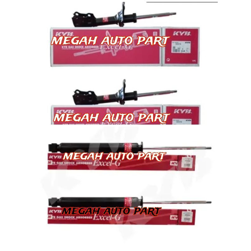 Shockbreaker Vios old gen 1 depan belakang merek Kayaba Excel-G