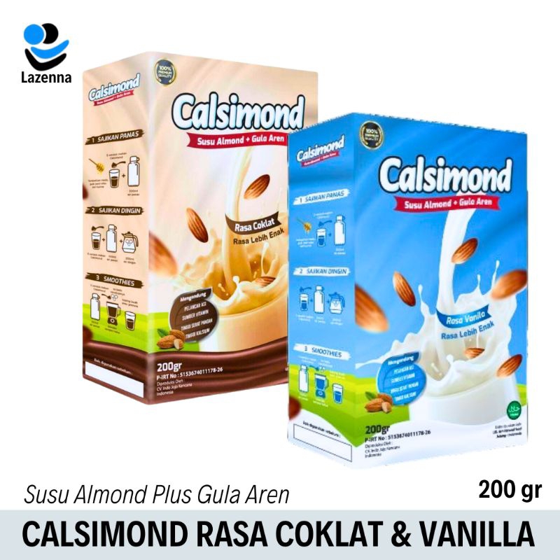 

Calsimond Susu Almond Rasa Coklat & Vanilla 200gr