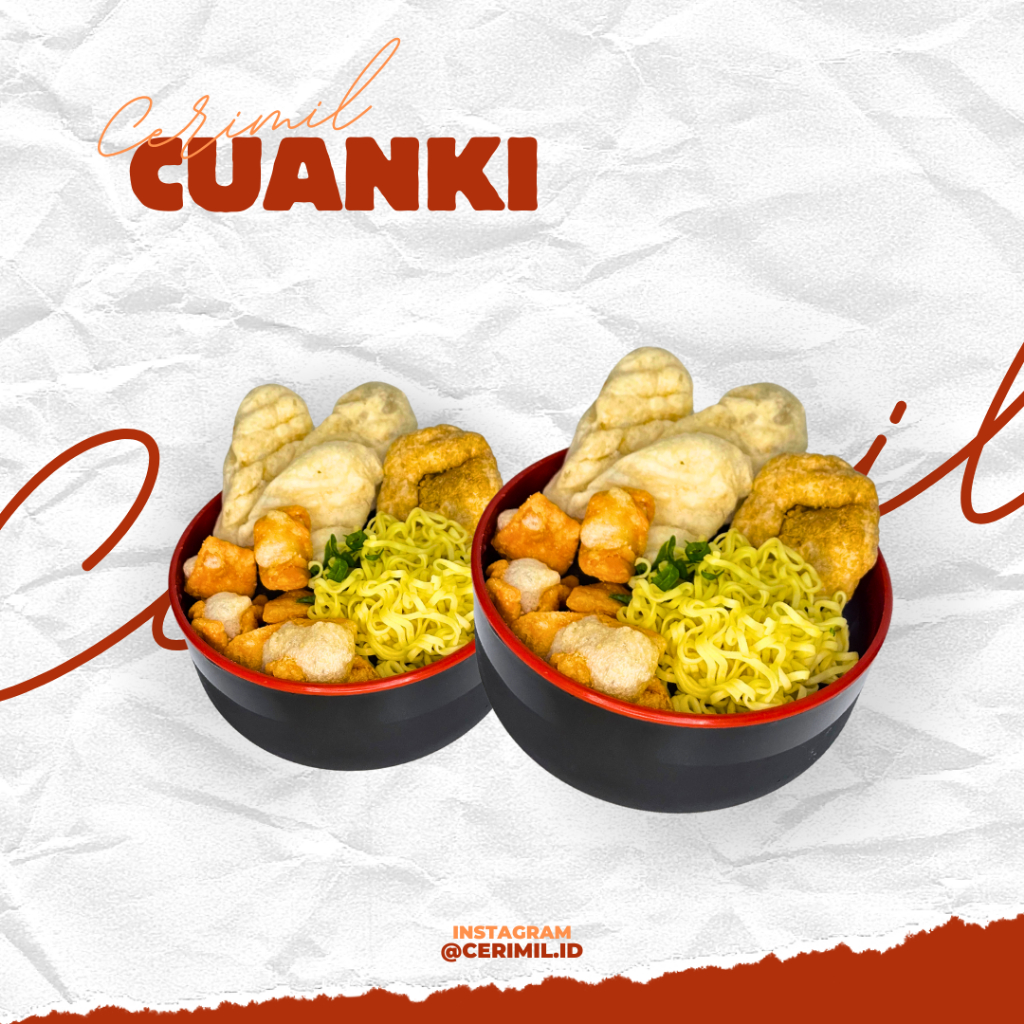 

Cuanki Instan / Cuanki Pedas / Cuanki Lengkap / Baso Aci / Cuanki pedas / Cuanki Murah / Cuanki Enak