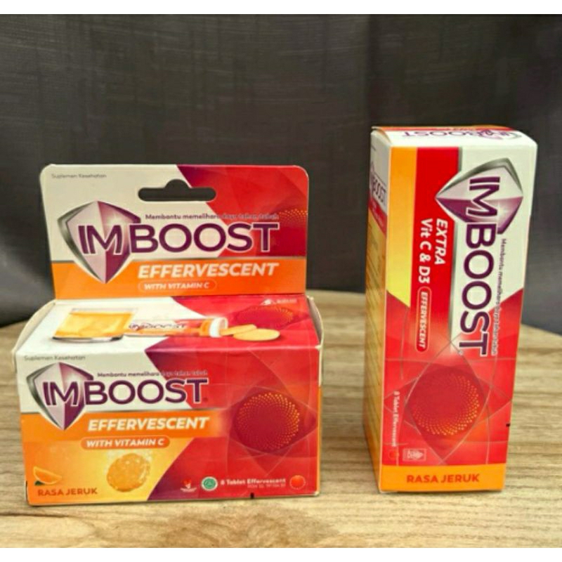 

0Imboost Effervescent Vitamin C Suplemen Daya Tahan Tubuh Rasa Jeruk @8 Tablet