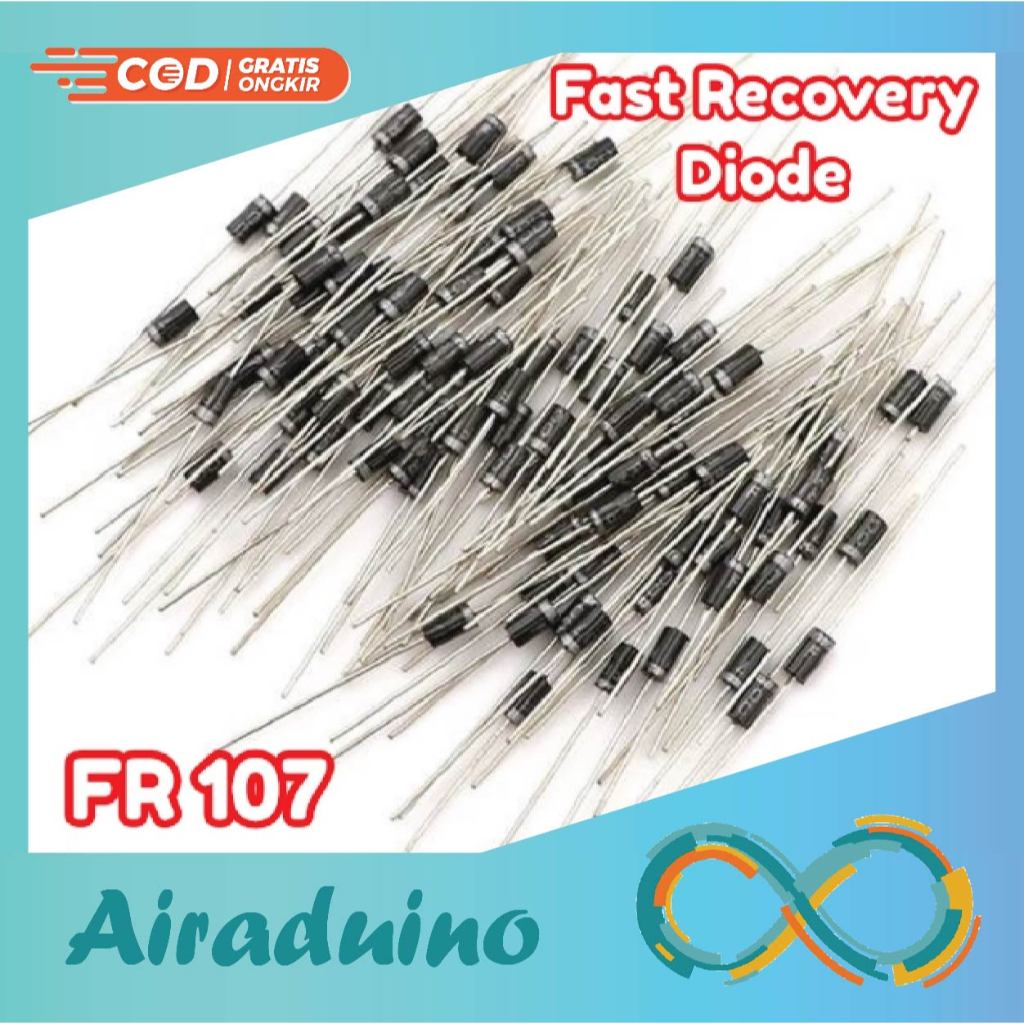 FR107 Dioda 1000V 1A Diode Fast Recovery Rectifier DO-41