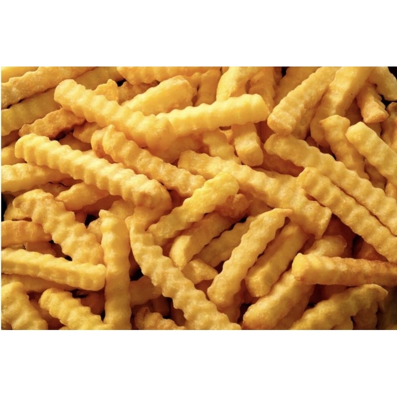 

Kentang Goreng Crinkle Cut Beku Frozen French Fries 500 gr & 1 kg
