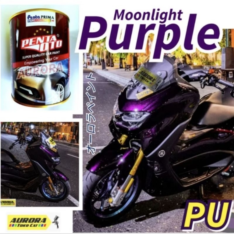 Cat Moonlight Purple PU Moon Light Ungu Penta Oto