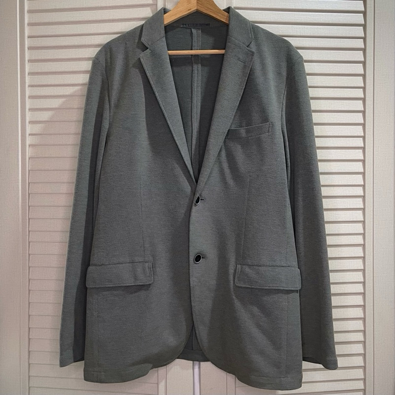 Uniqlo - Dry Jersey Jacket/Blazer/Suit/Jas/Sport Coat - Grey - Size L