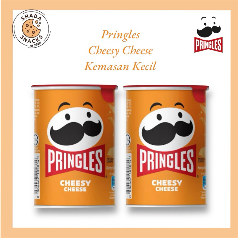 

Pringles Cheesy Cheese Potato Chips Kemasan Mini | Keripik Kentang