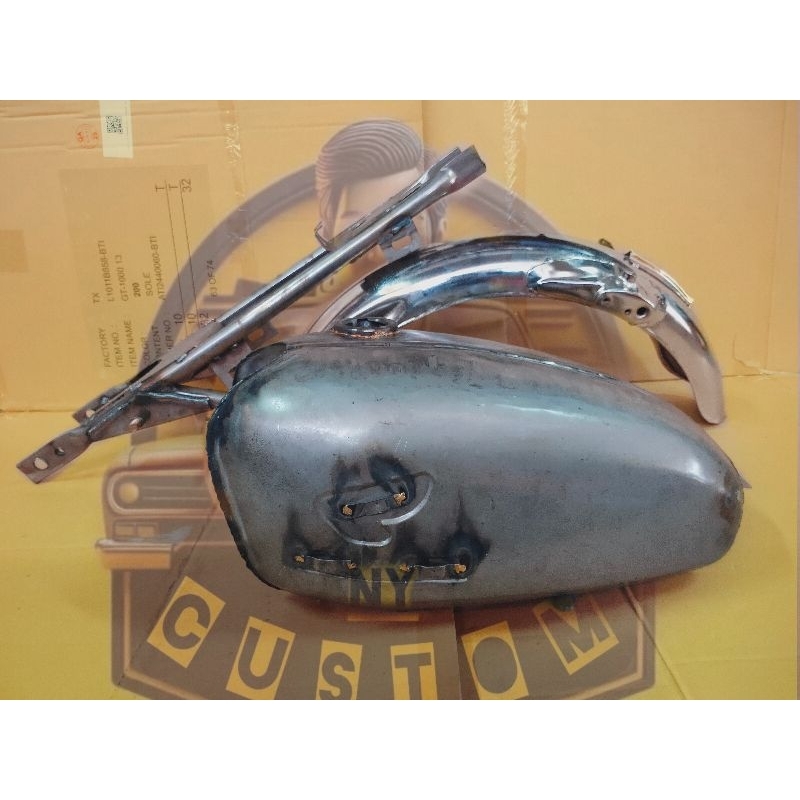 paket honda CB tangki copy sultan spakbor belakang rangka sambung CB sudah pnp harga terjangkau