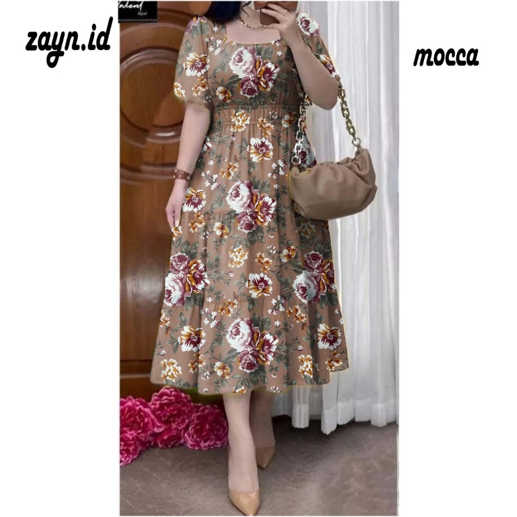 Dreas Cewek Dewasa Gereja Pernikahan Model Baru Baju Pesta Dress Seragam Bridesmaid Korean Style Dre