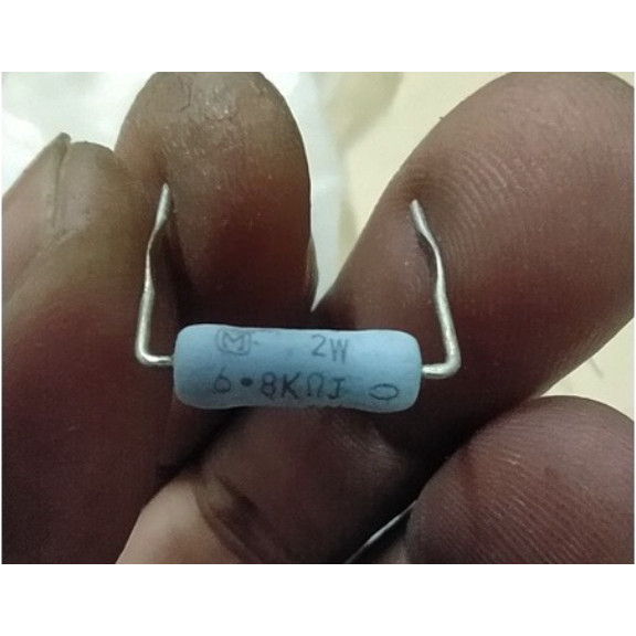 10PCS Resistor 2Watt - 6K8 6,8K Ohm 2W 2 Watt 5% Panasonic