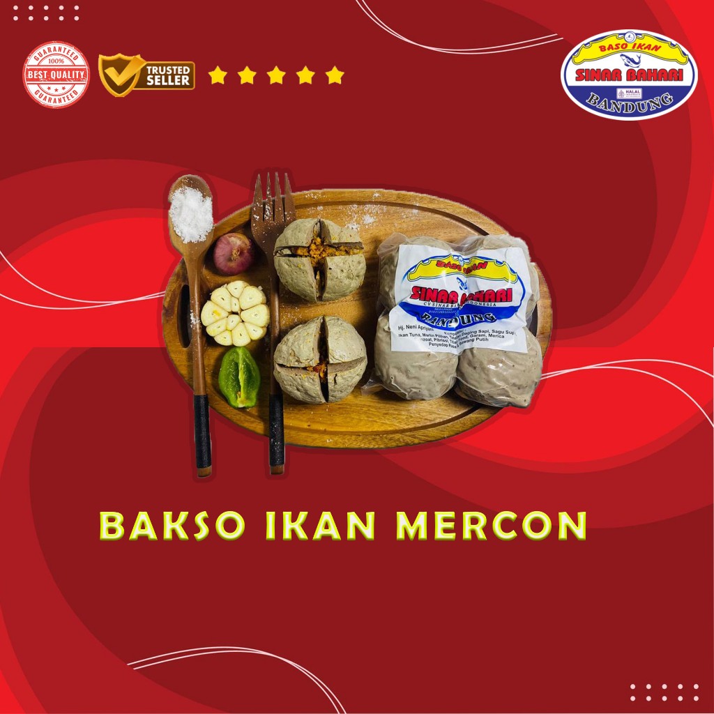 

Baso Ikan Sinar Bahari isi Mercon 4pcs (Pedas)