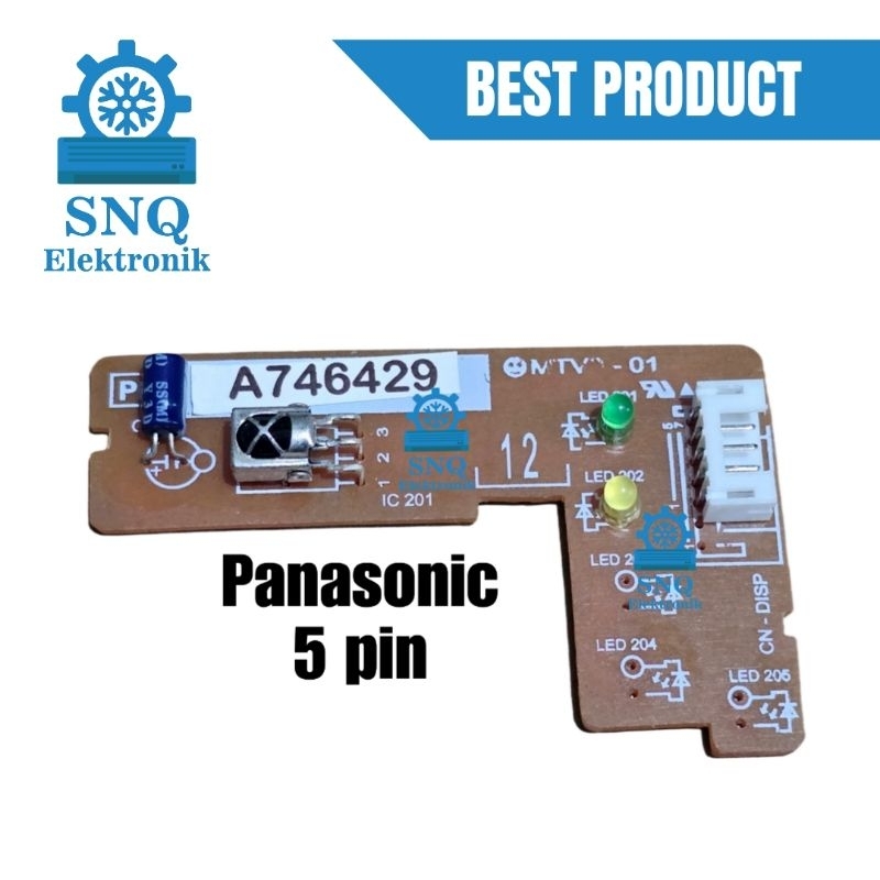 PCB sensor ac panasonic soket 5 pin kabel  A746429 - Receiver ac panasonic 5 pin