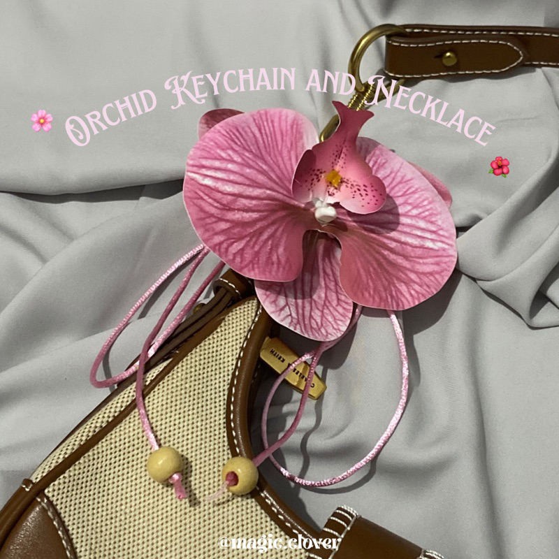 [COD] (FREE GIFT) Orchid Keychain | Orchid Necklace | Orchid Choker | Orchid Bag Charms