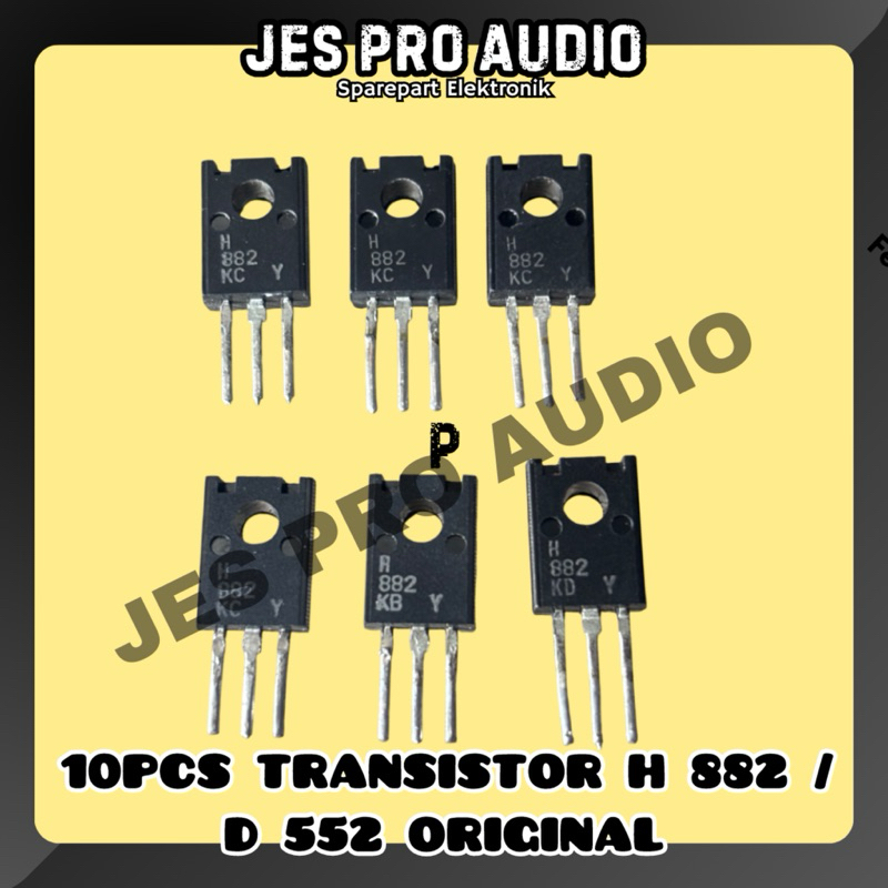 10PCS TRANSISTOR H 882 / D 552 ORIGINAL
