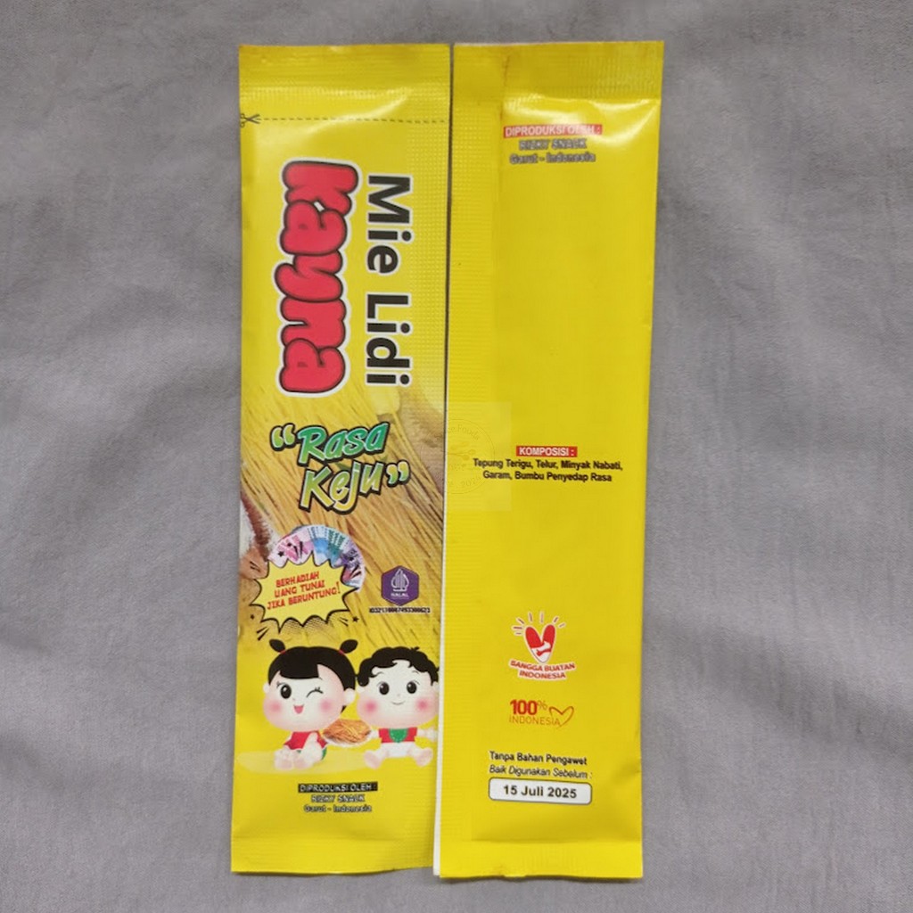 

RB Paket Usaha Mie Lidi 60pcs Mix Variant Rasa / Snack Murah / Mie Lidi Karakter / Food Noodle