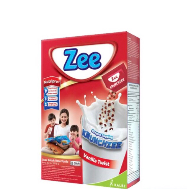 

Zee Susu Bubuk Krunchzee Vanilla Twist 337.5G