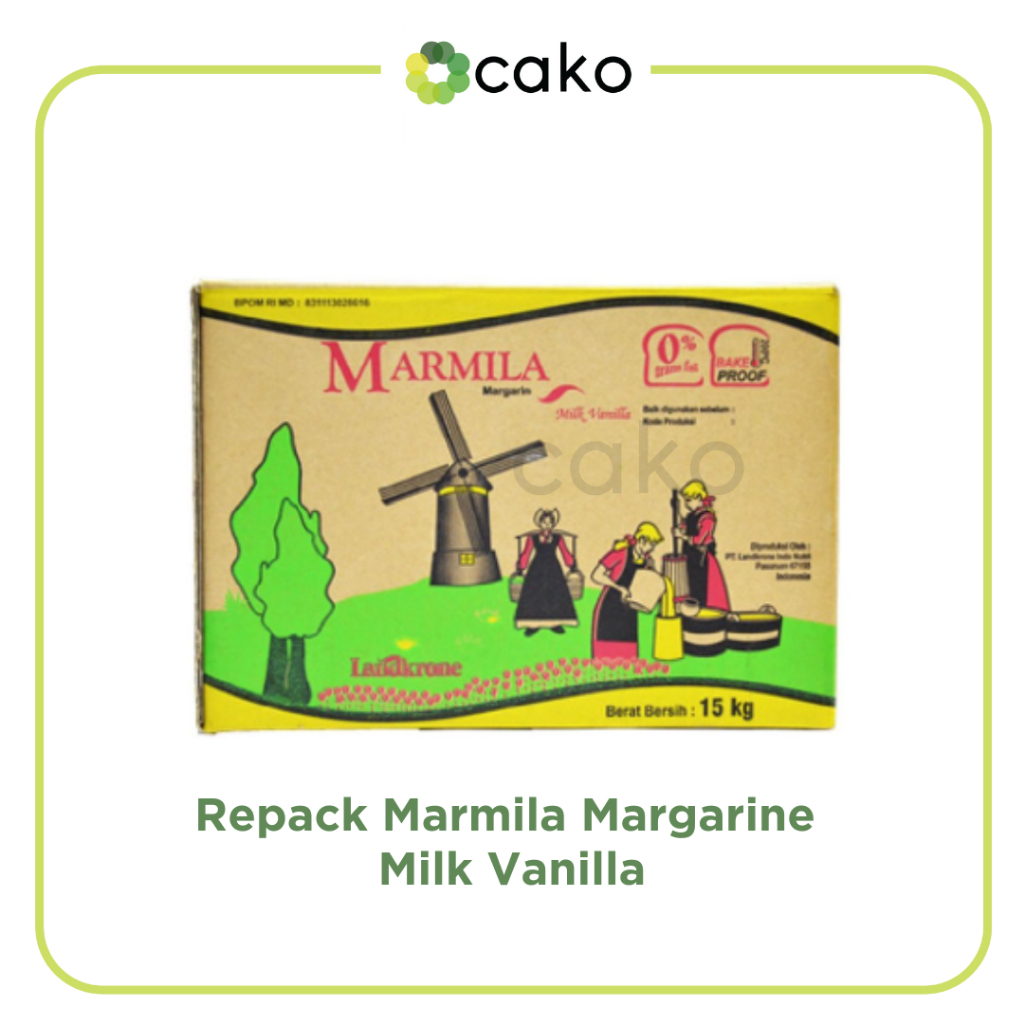 

( REPACK ) Marmila Margarine Susu / Mentega Vanilla Susu 250gr & 500gr