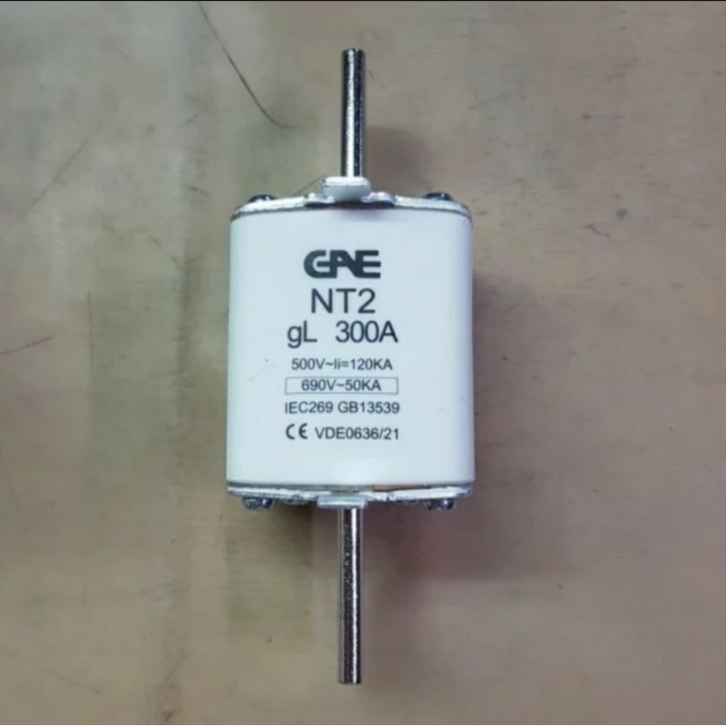 NT FUSE Size 2 GAE 300 Ampere / NH FUSE SEKRING NT2 GAE / NT-2 300A GAE ORIGINAL