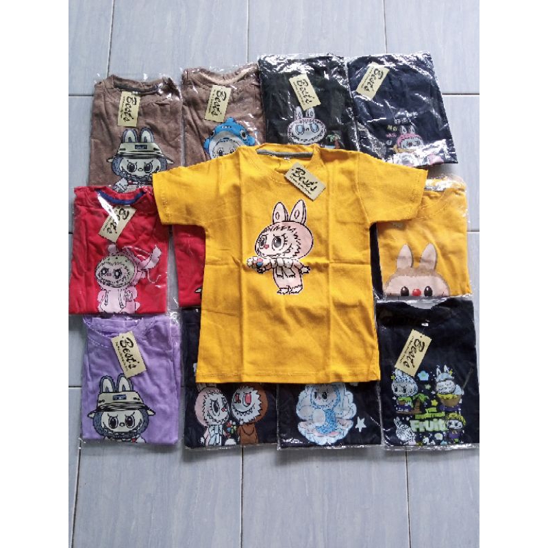kaos anak distro merk best & ex garment