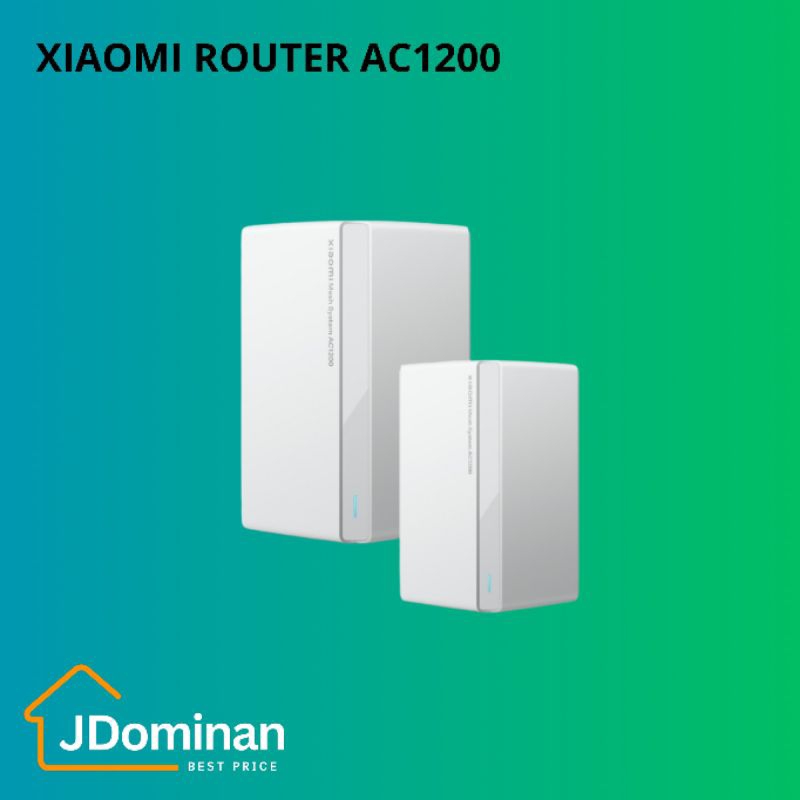 Xiaomi Router Mesh System AC1200 Dual Band 2.4 GHz 5GHz 1200 Mbps