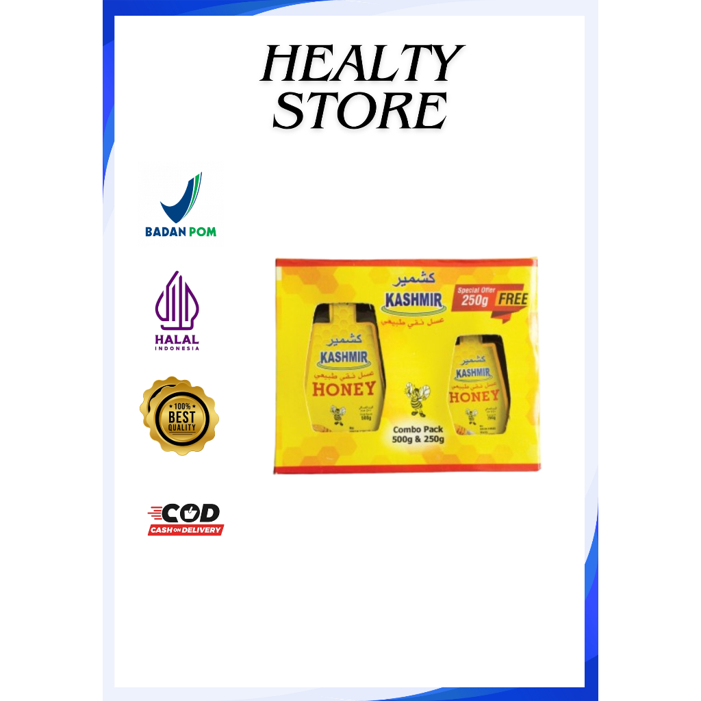 

Madu Kashmir 500gr free 250gr Combo Pack