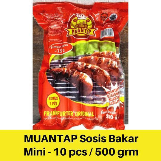 

MUANTAP Sosis Bakar Frankfurter Original MINI 500gr
