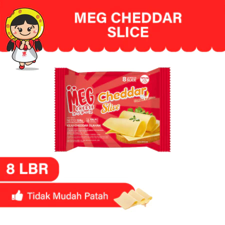 

MEG Cheddar Slice 8 slices