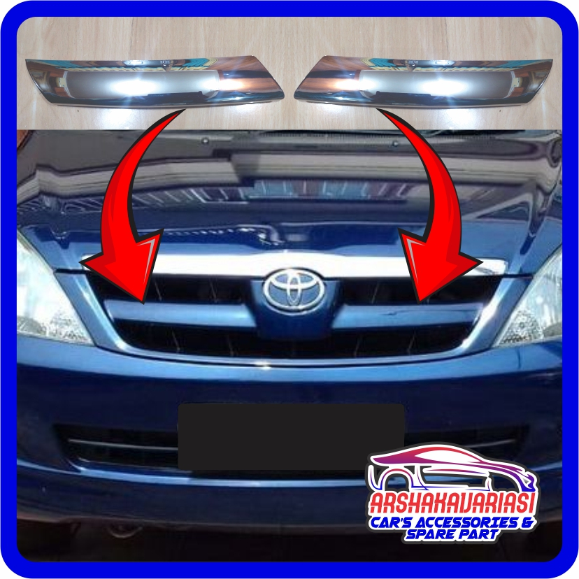 List Grill Lis Gril Toyota Innova 2004-2007