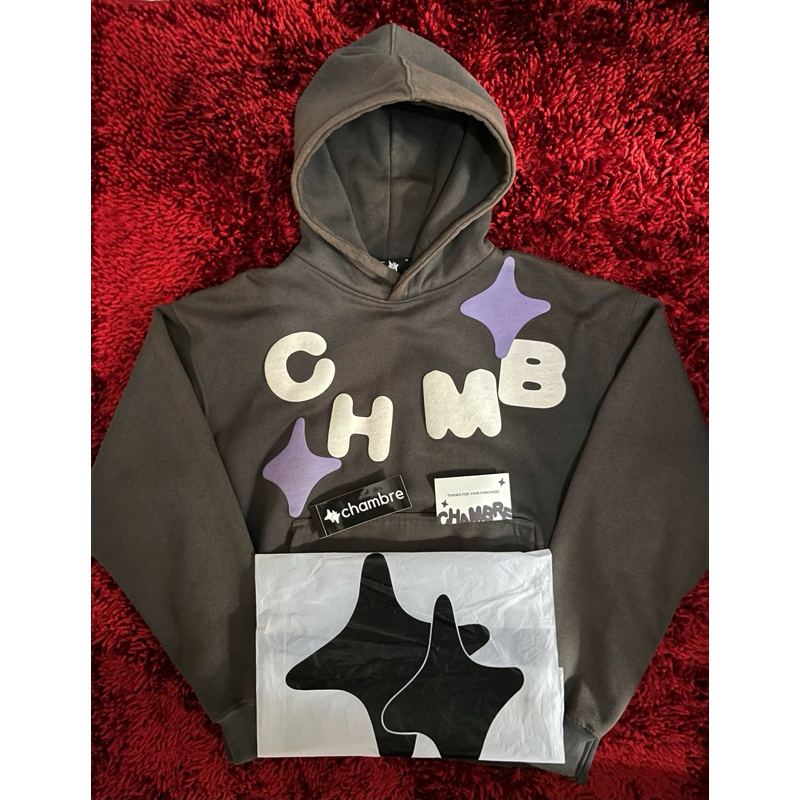 HOODIE CHAMBRE SHOOTING LOVE DARK GREY