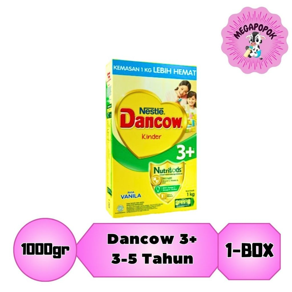 

Dancow 3+ Usia 3-5 Tahun Rasa Madu, Vanila 1kg/megapopok