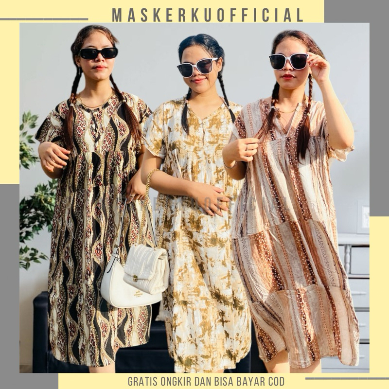 DASTER BUSUI SAMBUNG KANCING DEPAN / DASTER SAMBUNG BUSUI BAHAN FULL RAYON ADEM