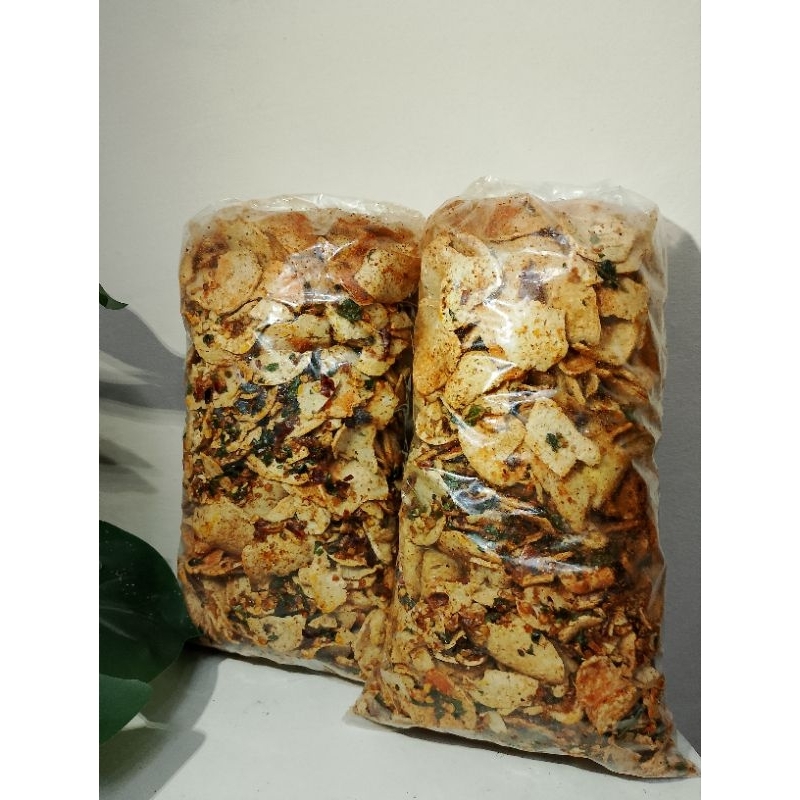 

basreng daun jeruk pedas manis home Made ukuran 1kilo