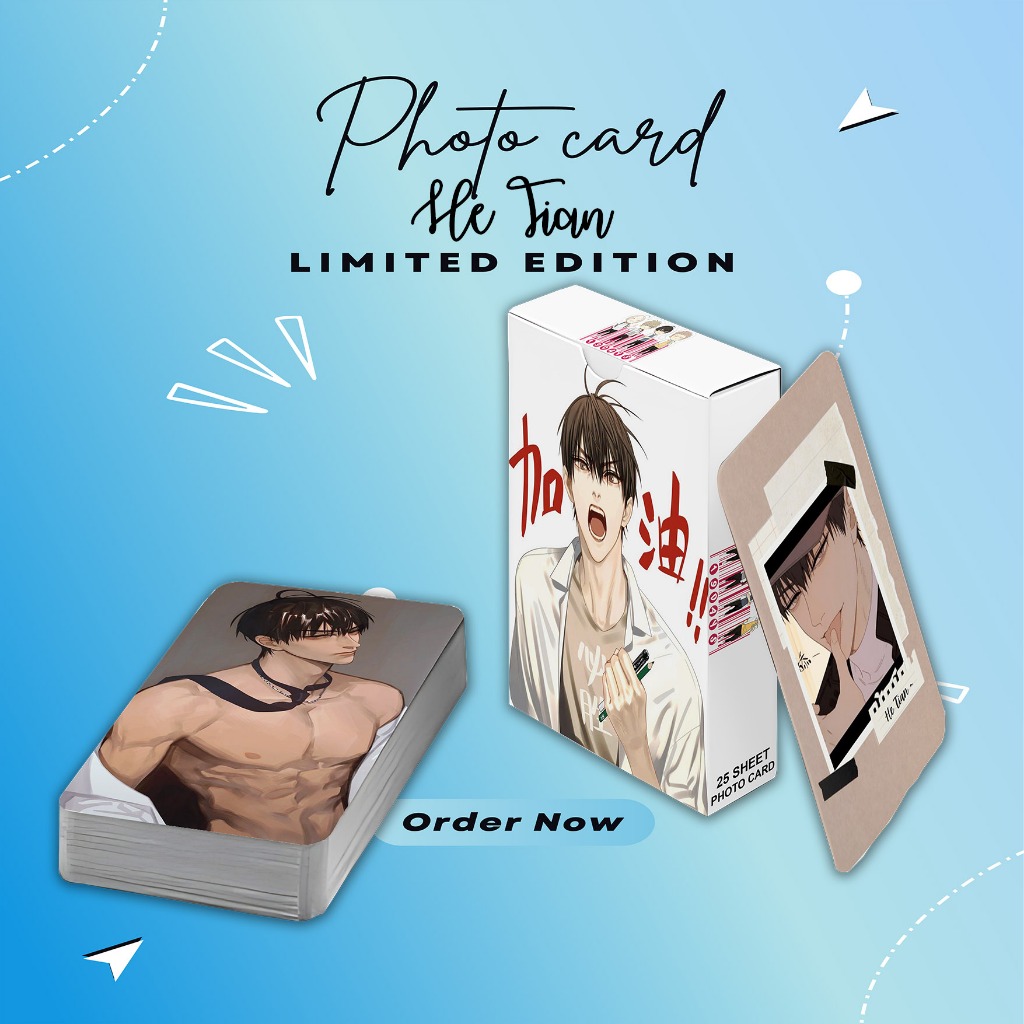 PHOTOCARD SET HE TIAN 19 DAYS PREMIUM 25 SHEET