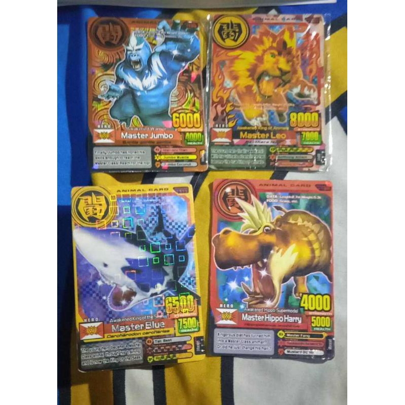 Kartu Animal Kaiser master jumbo dan Master hippo