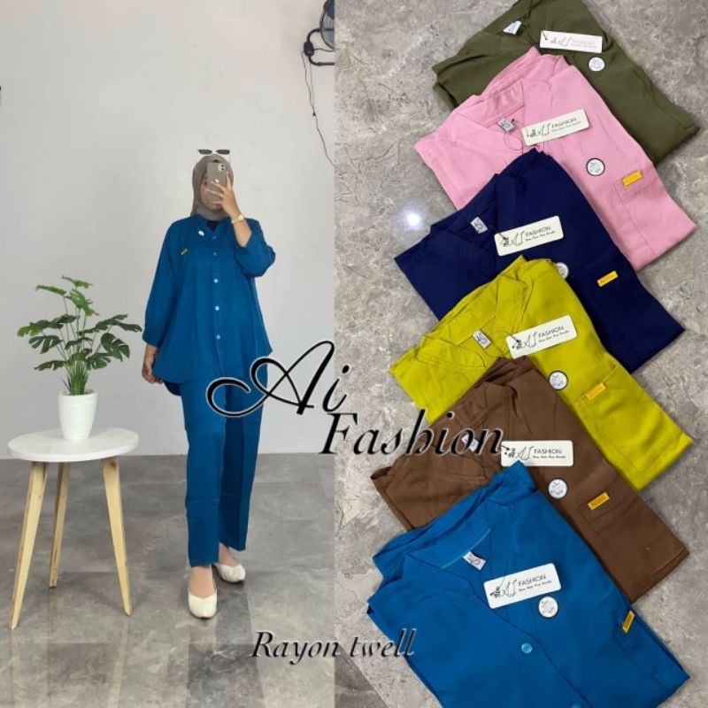 Setcel twill rayon premium
