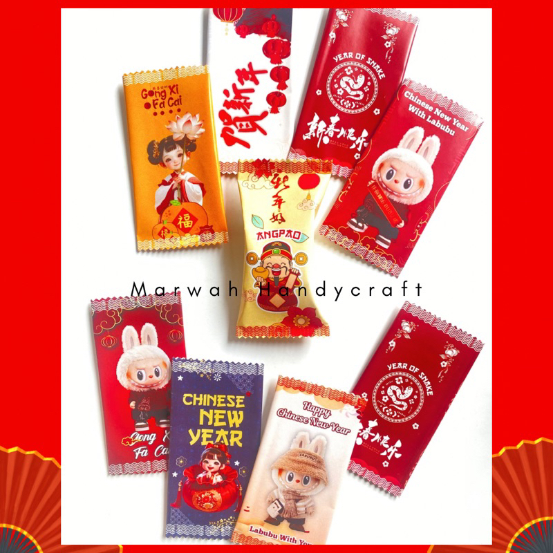 

Angpau Imlek Bentuk Permen Isi 5 pcs Amplop Imlek unik