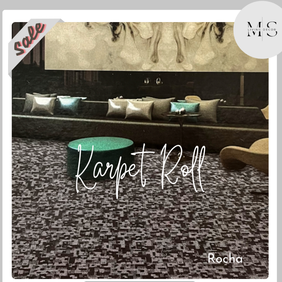 Karpet Roll Meteran ROCHA Motif Polos Tebal Karpet Kantor & Rumah