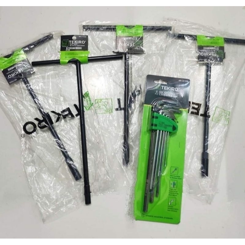 Paket Kunci L TEKIRO dan T tekiro 8 10 12 14 Original