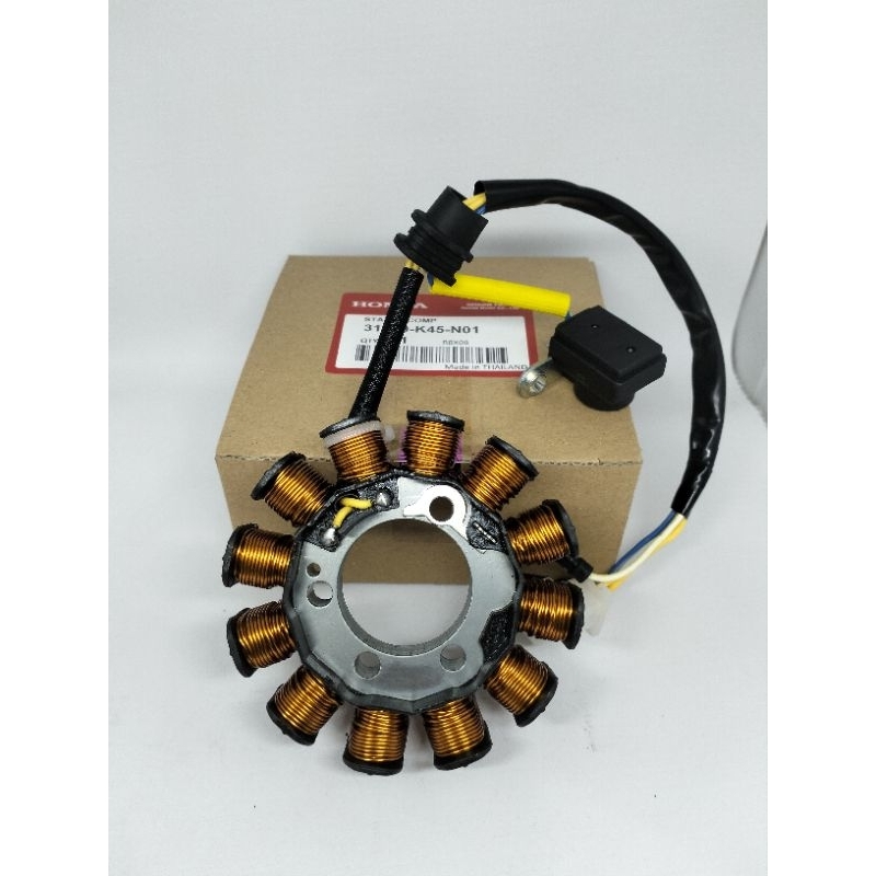 SPOOL SPUL STATOR COMP MOTOR HONDA CBR 150 LED CB150 LED  K45-N01 KOMPLIT FULL SET.