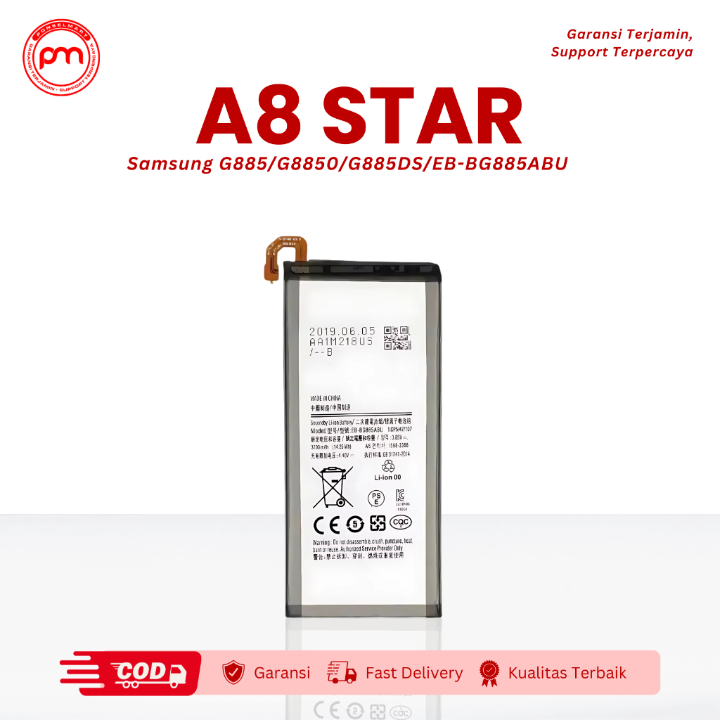 Battery Samsung A8 Star G885 G8850 G885DS EB-BG885ABU