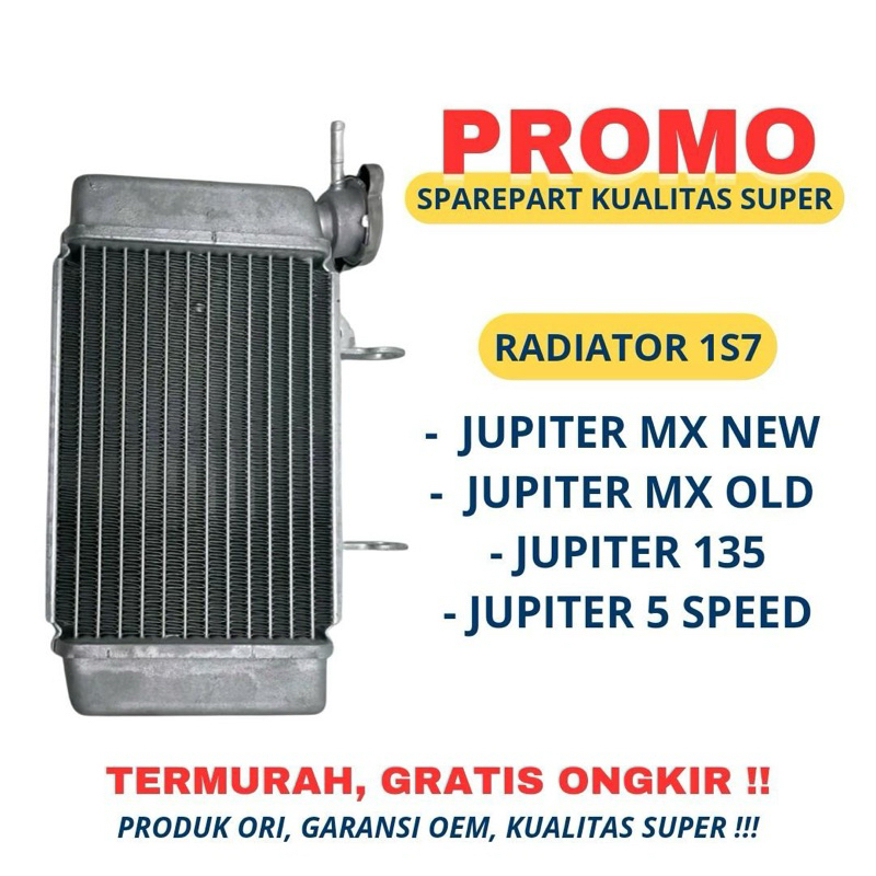 Radiator 1S7 untuk Yamaha Jupiter MX New Jupiter MX Old Jupiter 135 Jupiter 5 Speed Motorcycle Spare