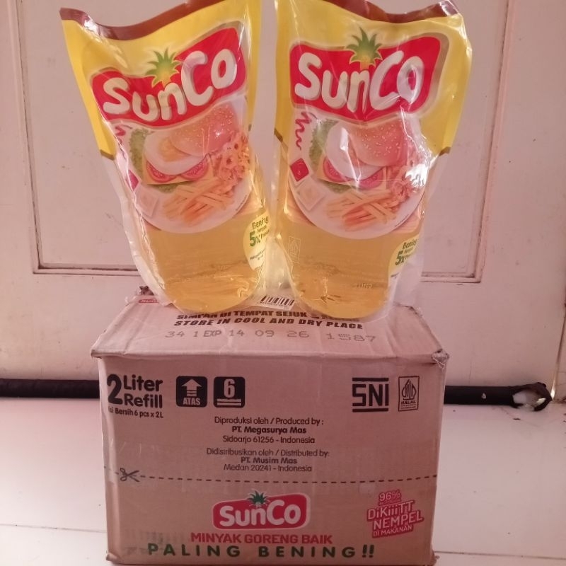 

(LAPO41 CB15PER) Minyak Sunco 2L 1 dus kartonan