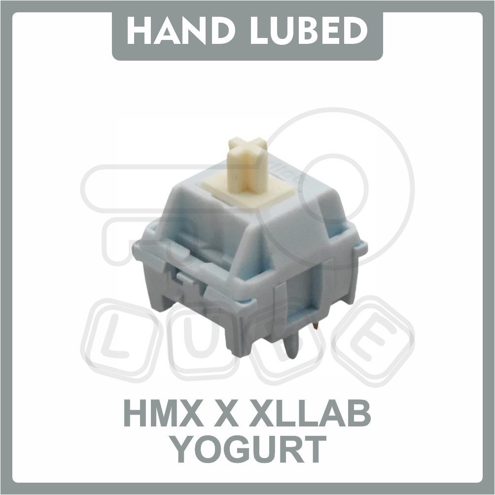 LUBED (62g) HMX x XLLAB Yogurt Switch Linear with Krytox / Tribosys