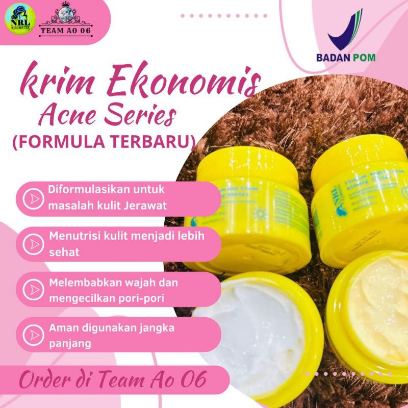 NRL ACNE/NRL SKINCARE/CREAM NRL ORIGINAL/NRL/NRL ACNE/NRL KOSMETIK MAKASSAR/NRL ORIGINAL 100% BPOM/N