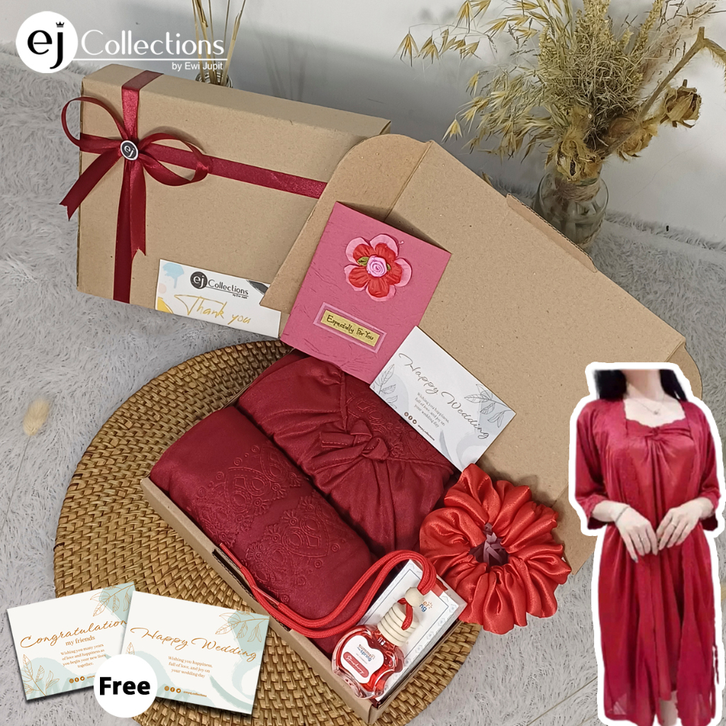 Hampers Lingerie Premium Baju Tidur Wanita Hadiah Ulang Tahun Kado Pernikahan Hampers Box Hampers